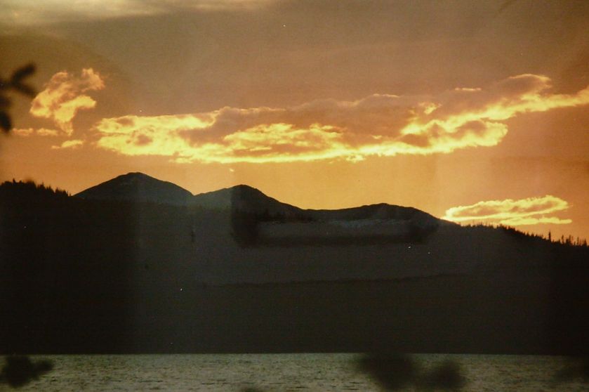 Sonnenuntergang an den Bowron Lakes